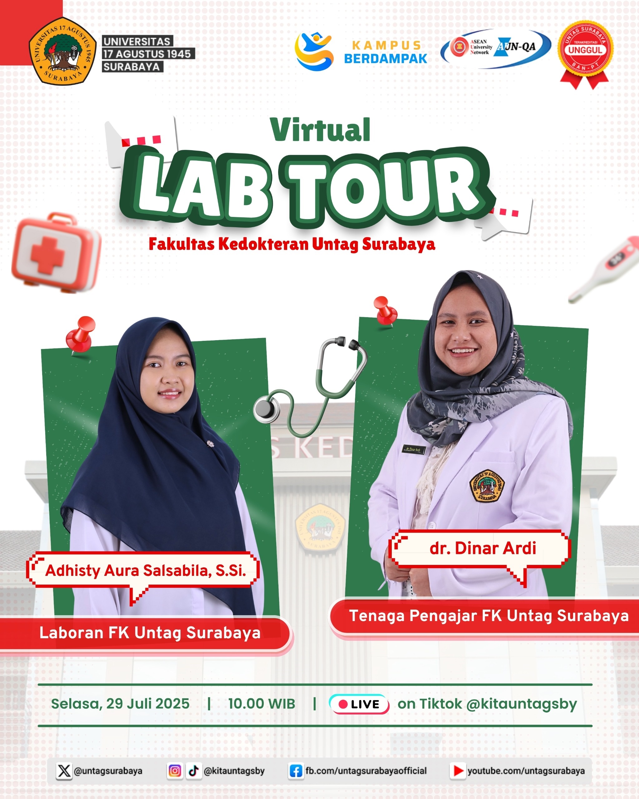 Virtual Lab Tour-Fakultas Kedokteran Untag Surabaya