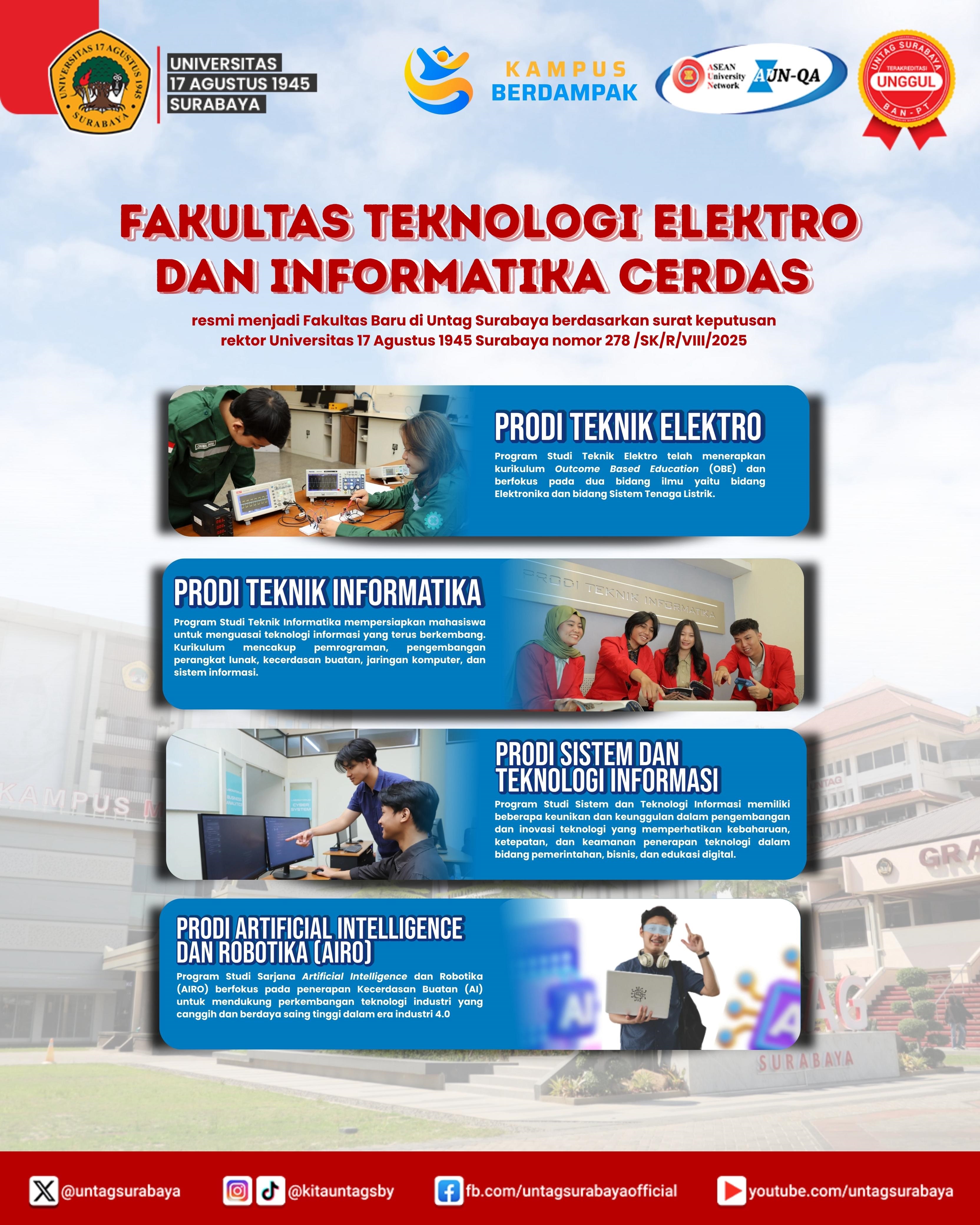 Fakultas Teknologi Elektro dan Informatika Cerdas