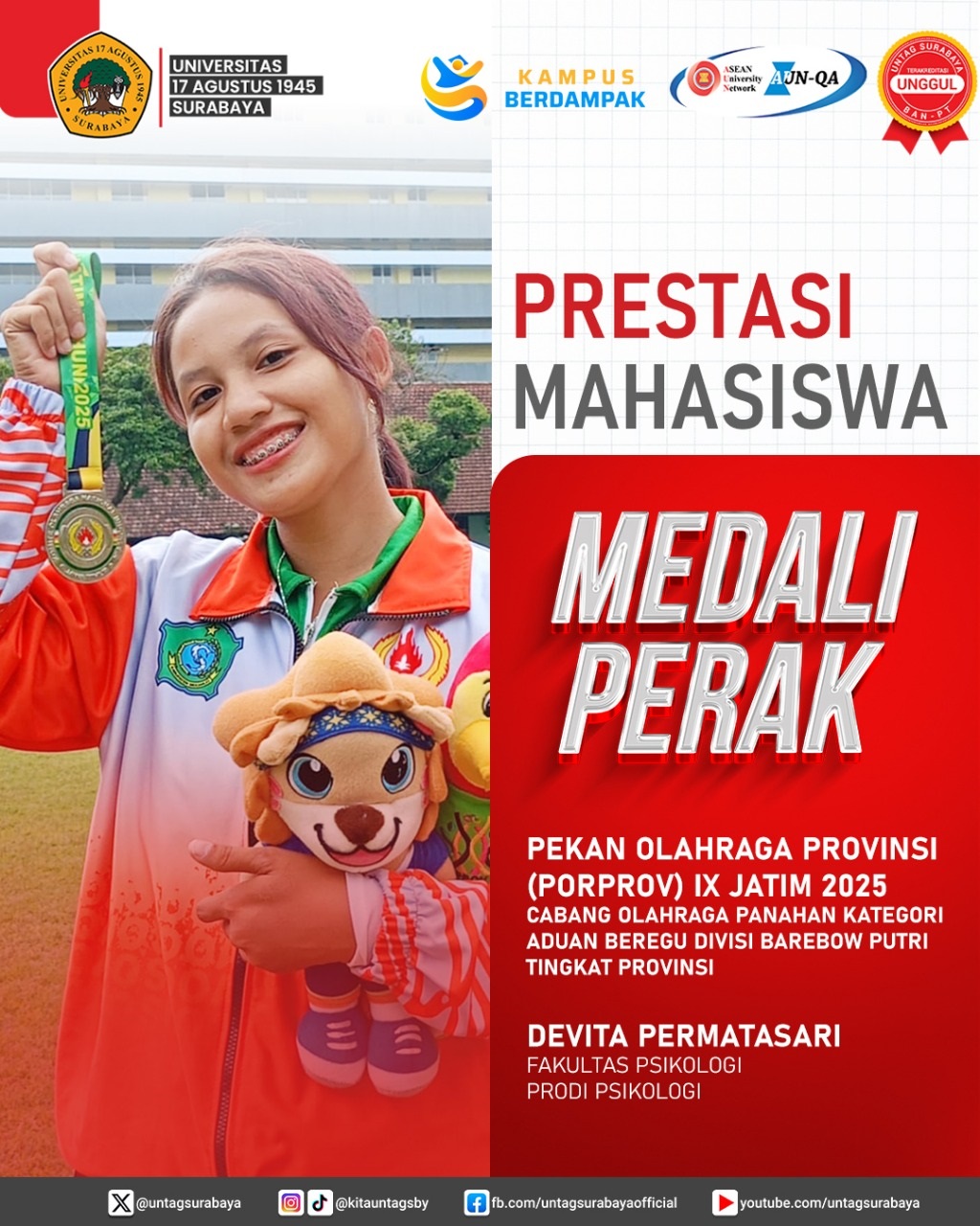 Prestasi Mahasiswa - PORPROV IX JATIM 2025