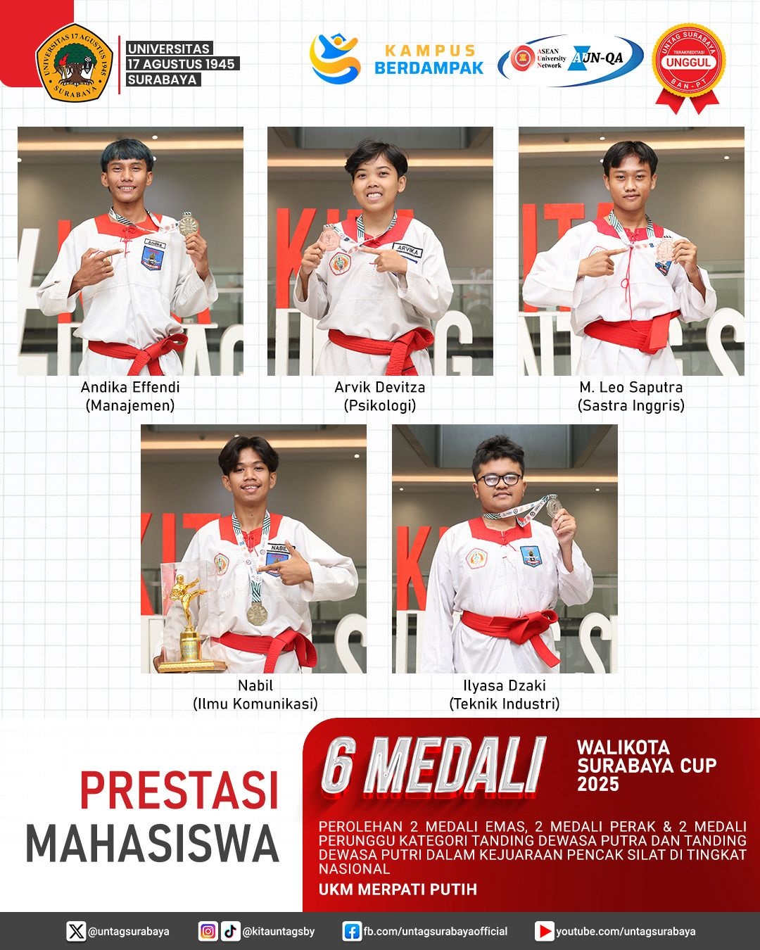 Prestasi Mahasiswa - Walikota Surabaya CUP 2025