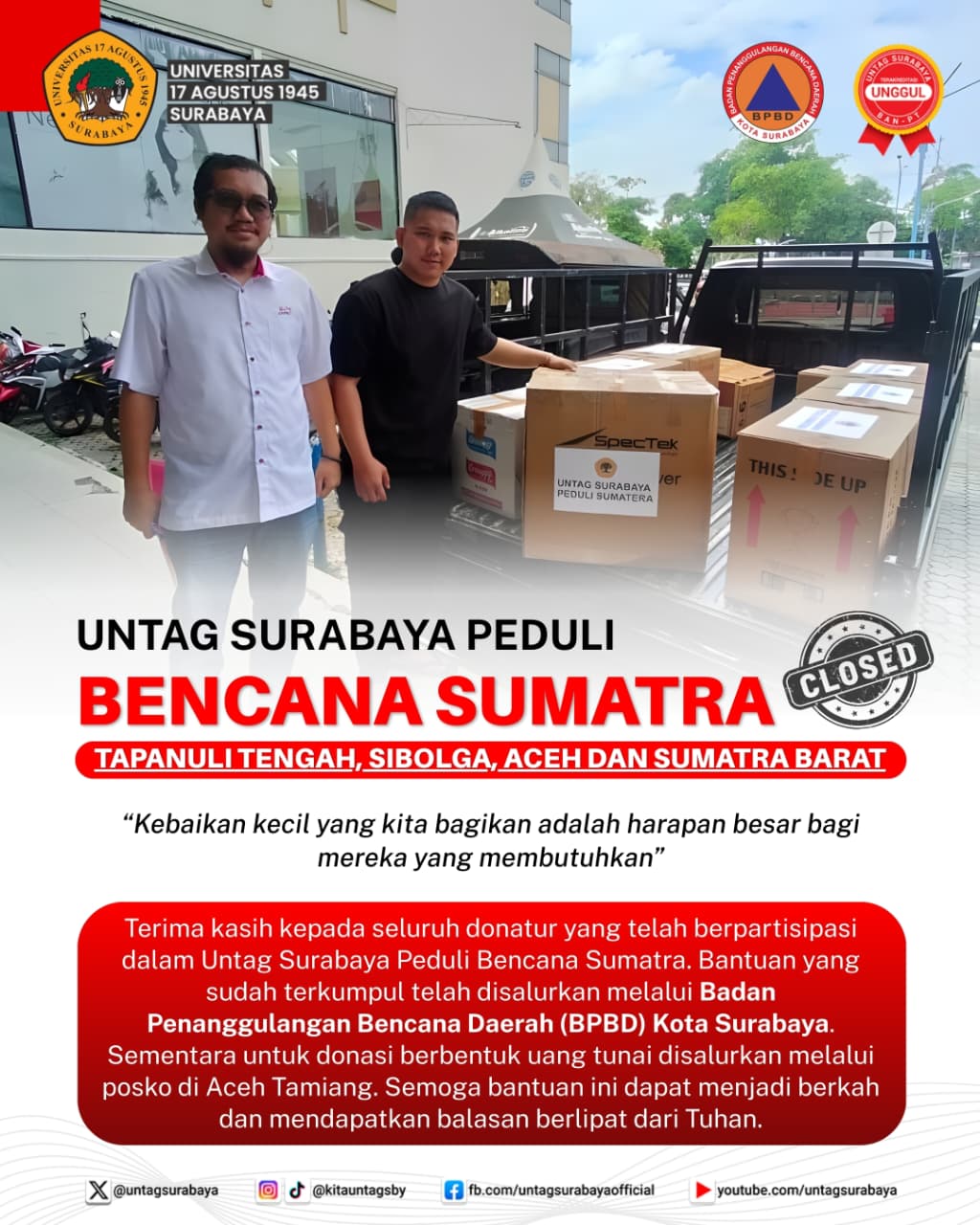 Untag Surabaya Peduli