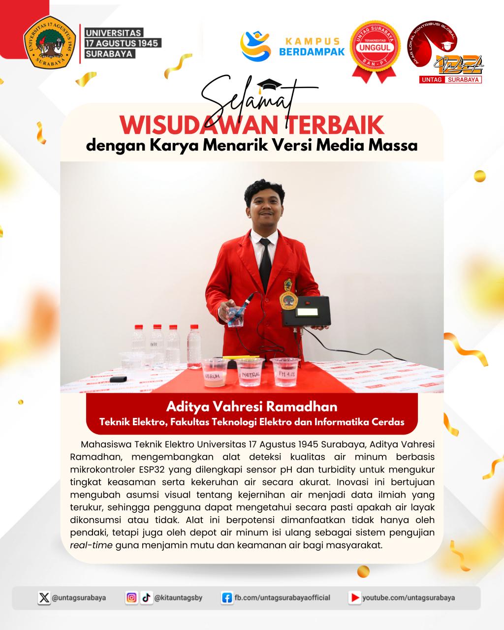 Selamat Wisudawan Terbaik - Karya Menarik Versi Media Massa (FTEIC)