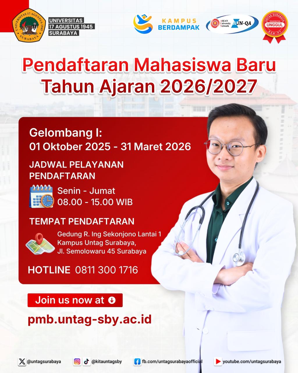 PMB Gelombang I Tahun Ajaran 2026/2027